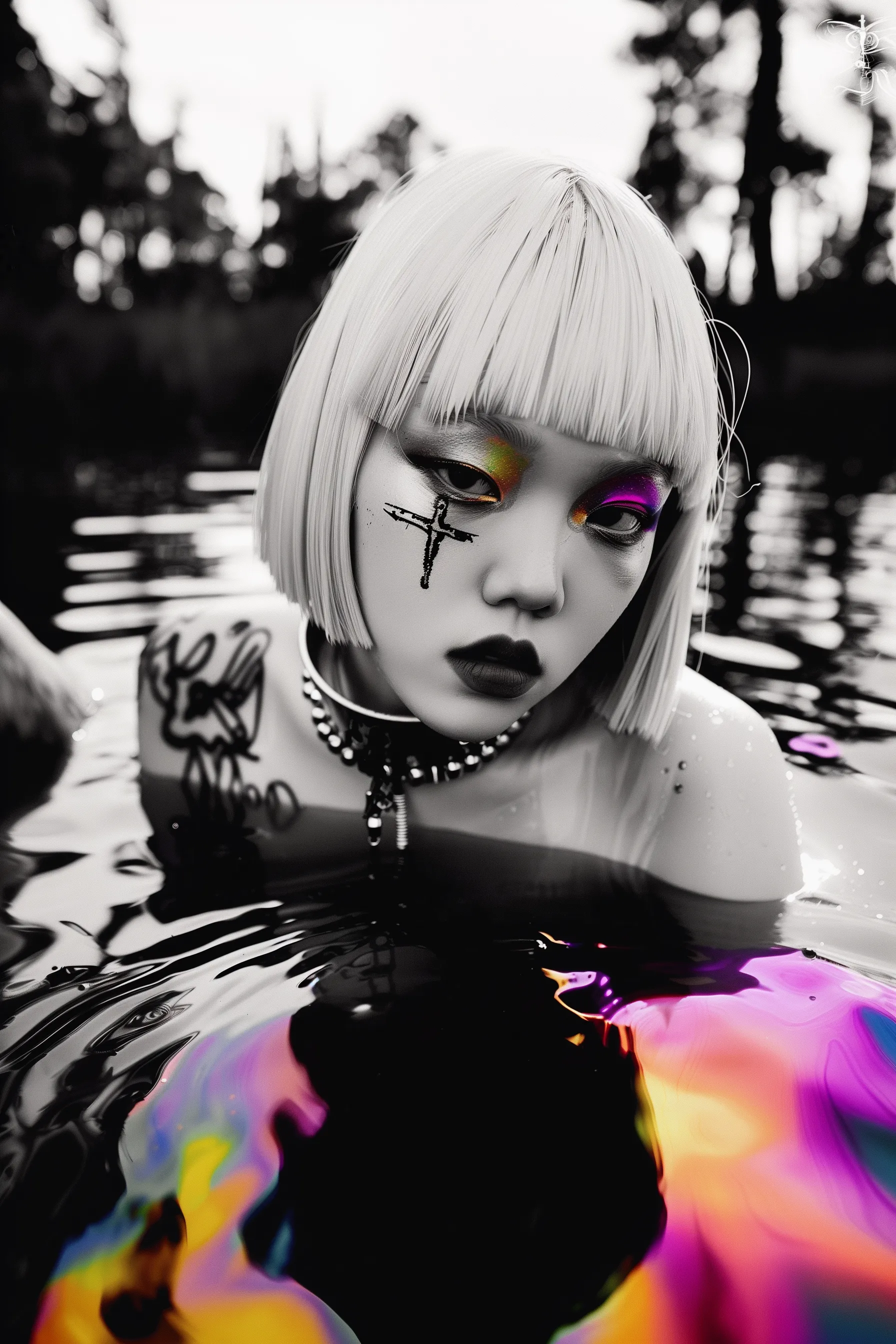 Monochrome rainbow